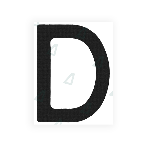 Наноплівка на номери Ecoslick - Літера "D" 1000100 фото