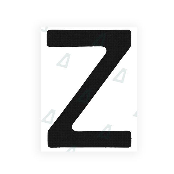 Нанопленка на номера Ecoslick - Буква "Z" 1000221 фото