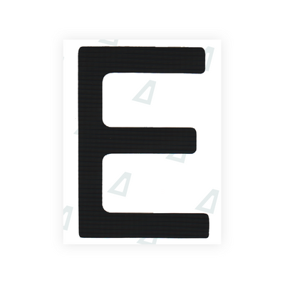 Нанопленка на номера Ecoslick - Буква "Е" 100014 фото