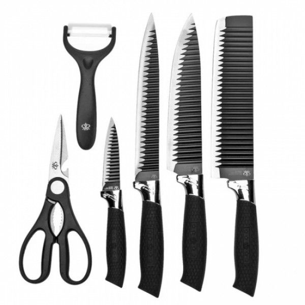 Набір кухонних ножів із сталі Genuine King-B0011 - 6 предметів 30091 фото