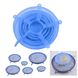 Набор силиконовых крышек для посуды silicone lids V1 - Универсальные - 6 шт 30097 фото 4